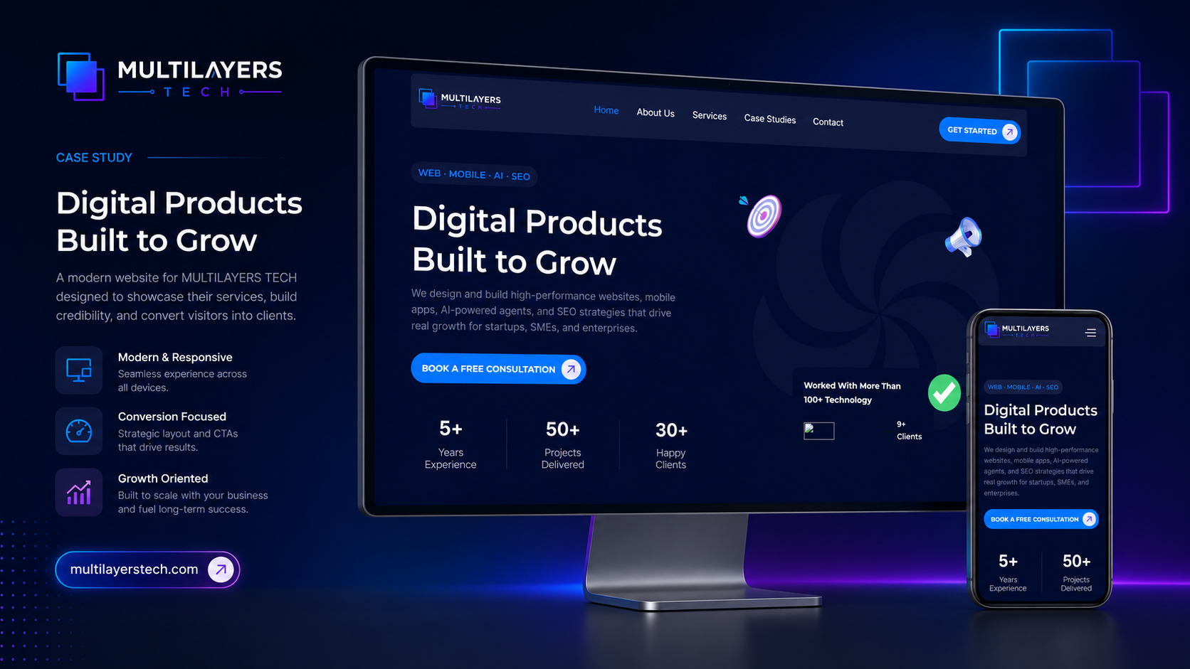 Multilayers Tech — Complete Digital Platform